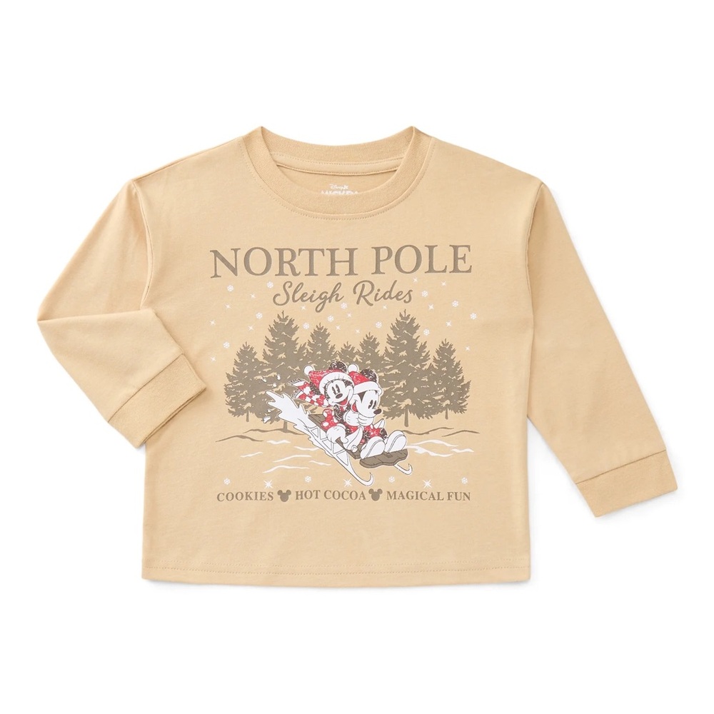 Disney Kids Beige Long Sleeve Tee